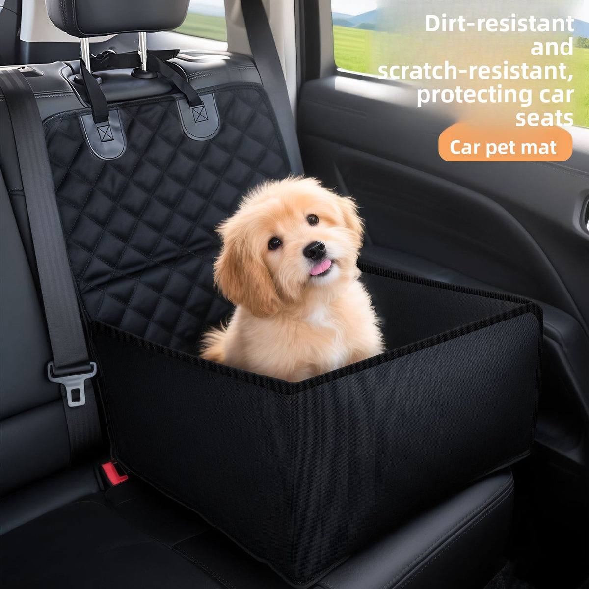 Waterproof Pet Car Seat Cushion for Dogs and Cats
