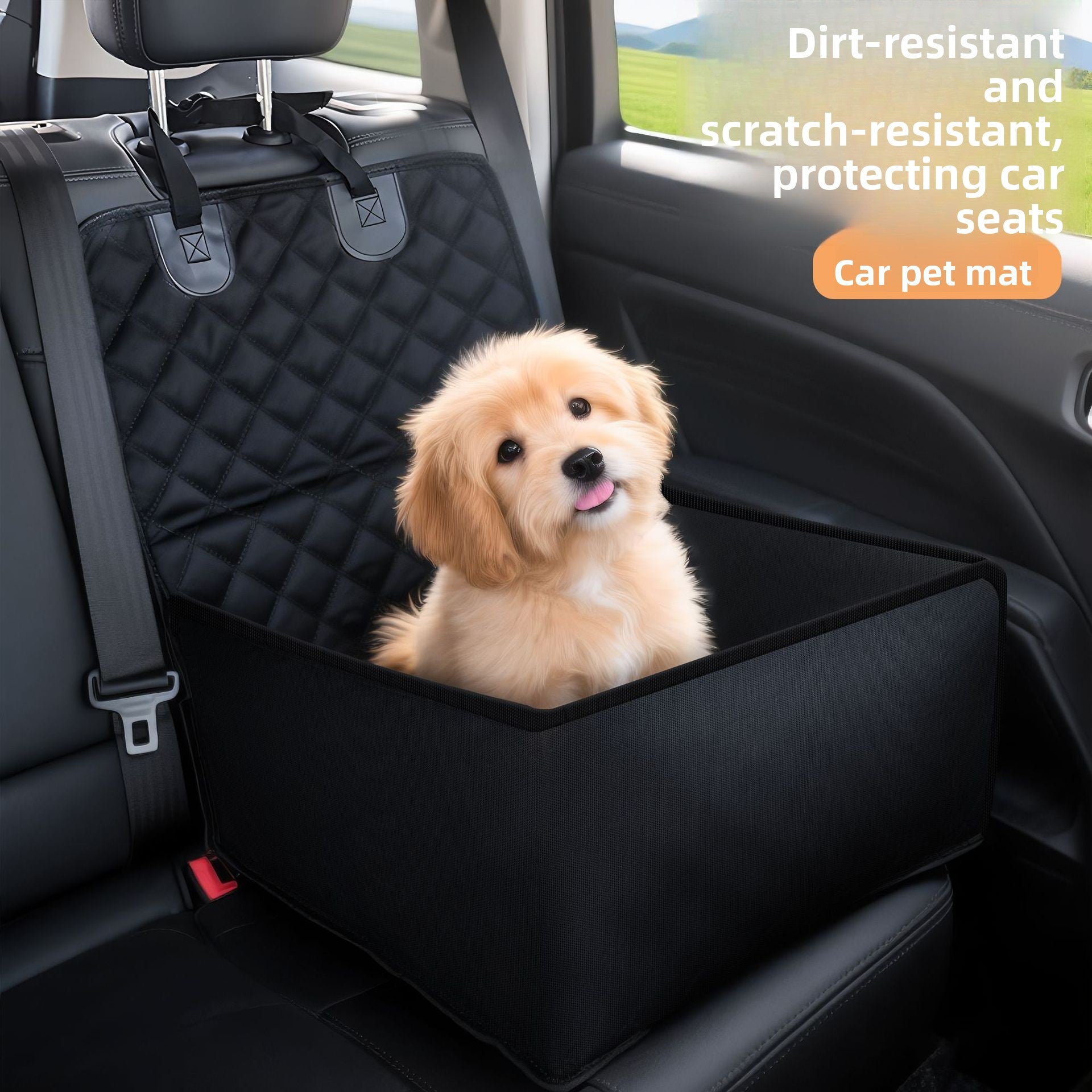 Waterproof Pet Car Seat Cushion for Dogs and Cats